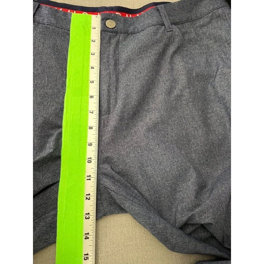 Puma Mens Heathered Navy Golf Pants W38/L32 Stretch Performance Athletic